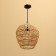 Ceiling Lamp from Rotan "Jonathan", 1 × 120 W, E27, 30 × 30 × 50 cm