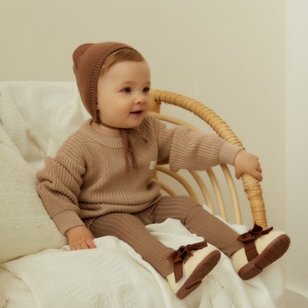 Knitted jumper SL Home, r.74-80 cm, sand-5