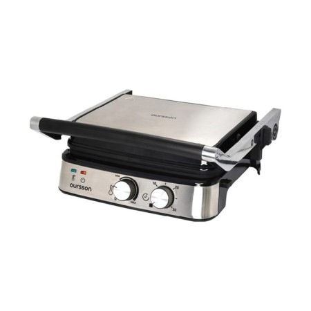 Electric grill Oursson EG2035S/BL, 2000 W, anti -stick coating, black-1