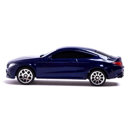 Metallic machine Mercedes-AMG C63 S Coupe, 1:64, Blue color-1