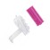 Vibrator Oka-hips, for preludes, finger, embossed, purple
