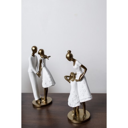 Polystone souvenir "Lovers" 12x8.5x24.5 cm-4
