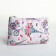 Cosmetic bag with lightning, white/multi -colored color