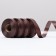 Polypropylene tape "Matte" for decor and gifts, brown, 2 cm x 50 m
