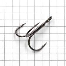 The hook Namazu Round Treble, size 2 int, BN color, tee, 50 pcs.
