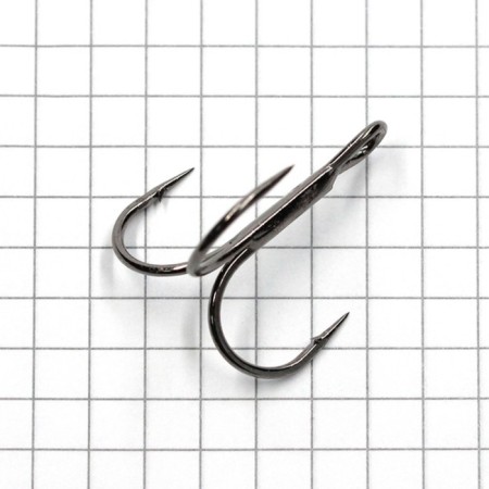 The hook Namazu Round Treble, size 2 int, BN color, tee, 50 pcs.