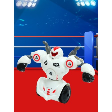 A set of robots on the Battle of Bots, light and sound effects-11