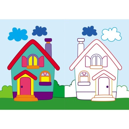 Coloring "Bright Paints", 8 p.-2