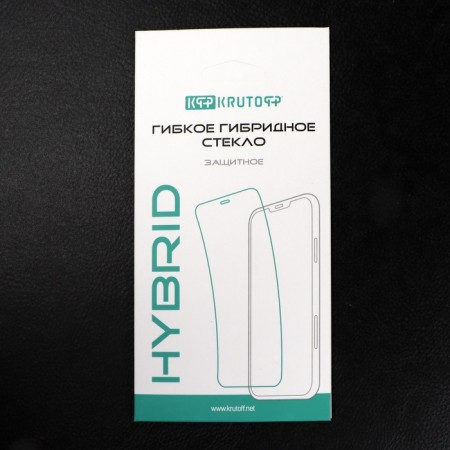 Krutoff protective glass for iPhone 14 Pro Max, hybrid, full glue-4