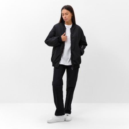 Jacket (bomber) female, black, p. XL (48-50)-1