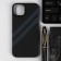Hoco Case for iPhone 14, Kevland texture, black and gray