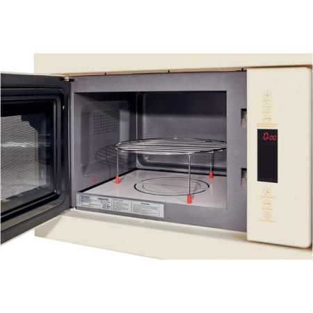 Microwave oven Hiberg VM 8505 Y, built -in, 900 watts, 25 l, beige color-3