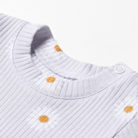 T-shirt Troshka I'm chamomile, height 86-92 cm, gray-1