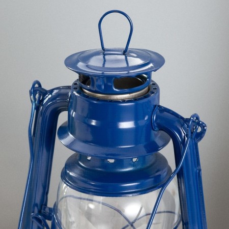 Kerosene lamp decorative blue 14x18x27.5 cm Risalux-3