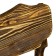 A bench for a set "Robber" Figure, aged, natural pine, 140cm