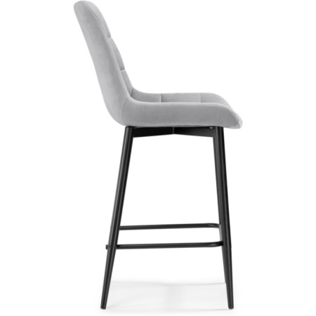 Haroral Alst Metal/velor, black/light gray 50x58x99 cm-1