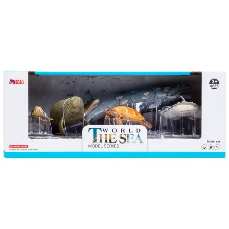 Набор фигурок «Мир морских животных», 6 фигурок-12