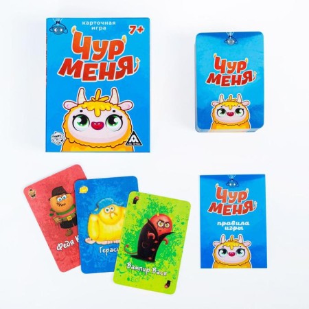 Board game to reaction and attention "Chur Me", 108 cards, 7+-1