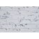 Gypsum tile "Vintage" 0.5 sq.m. (33pcs in a set) White stone, 200x65 mm