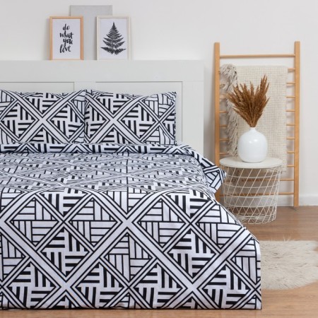 Bed linen 1.5 joint venture Lovelife “Ethnic pattern”: Crystiller 150x217cm+pillowcase 50x70cm-1pc, Poplin-2