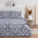 Bed linen 1.5 joint venture Lovelife “Ethnic pattern”: Crystiller 150x217cm+pillowcase 50x70cm-1pc, Poplin