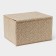 Storage box "Points", 26 × 20 × 16 cm, beige color