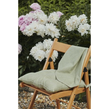 Pillow for shakespeare chair, size 40x40 cm, green color-11