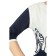 Female dress, size 44, blue, white color