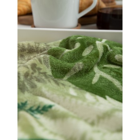 Texrepublic blanket, size 150x200 cm, green color-1