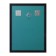 Wall mirror, in the baguette, dark silver, 60x80 cm