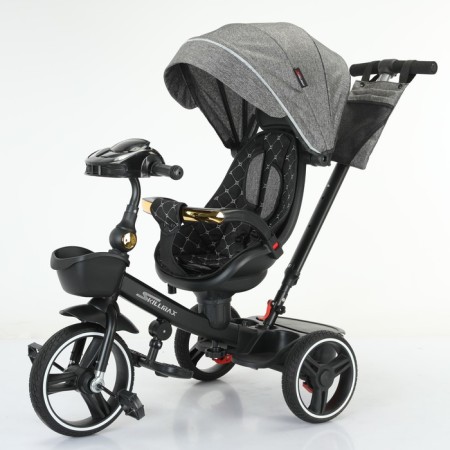 Children's three -haired bicycle Skillmax T006, color gray color