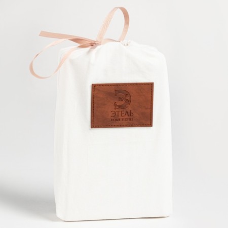 Set of pillowcases Ethel 50*70 cm - 2 pcs, col. White, greedy cotton, 140g/m2-3