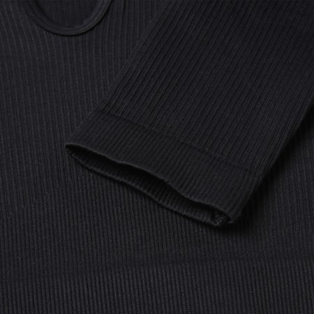 TOP with a long sleeve Minaku: Sportly; Color Black Rr.-8