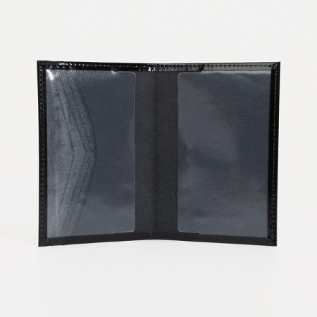 Textura passport cover, black color-2