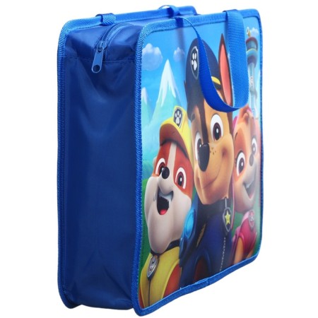 Plastic folder with A4 handles, on a zipper, 75x330x260 mm, puppy patrol-2