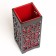 Sadovo-park urn "School" 44 l, 30 x 30 x 70 cm, case 2 mm, tank 0.5 mm