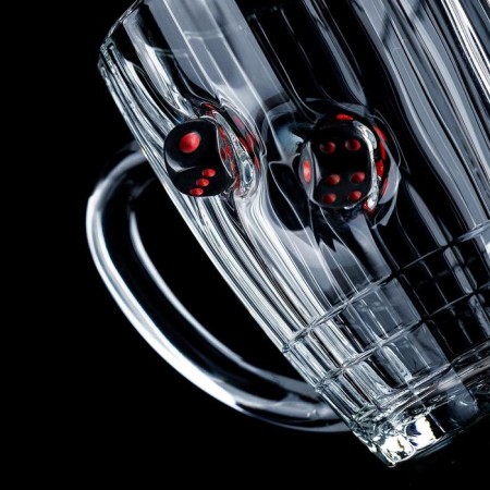 Mug "impenetrable", playing bones, for beer, mix 500 ml-2