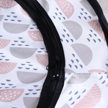 An animal aviary, a tent with a pattern, round, 70 x 40 cm, gray-2