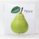 Cubes with pictures "Fruits", 4 pcs.