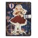Gift notebook, A6+, 132 sheets, color block, with a stream on a magnet, PVC cover, "Anime", mix