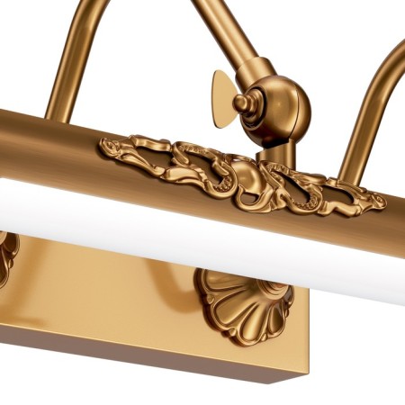 Backlight MayToni MIR014WL-L10G3K, LED, 1x10 W, 250x520x70 mm, 600 lm, 3000k, gold-1