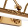 Backlight MayToni MIR014WL-L10G3K, LED, 1x10 W, 250x520x70 mm, 600 lm, 3000k, gold