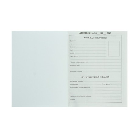 Diary for grades 5-11, "car", solid cover 7BC, glossy lamination, 48 sheets-4
