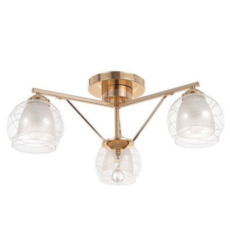 Arlett chandelier 3x60W E27 gold 54x54x26cm Ritter