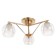 Arlett chandelier 3x60W E27 gold 54x54x26cm Ritter