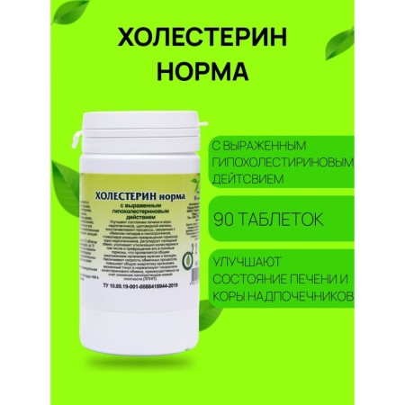 Drill additive "Cholesterol Norm", 90 tablets