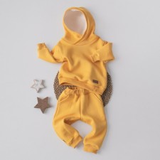 Костюм детский спортивный KinDerLitto «Оверсайз», 2 предмета: худи, штаны, рост 92-98 см, цвет горчица