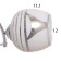 Buffy chandelier 5x40W E27 Chrome Model: 2751100