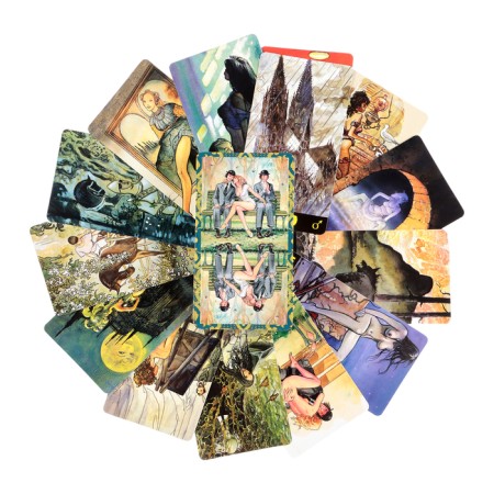 Tarot cards "Erotic Manara", 78 l, map 6.6 x 12 cm, 21+-2