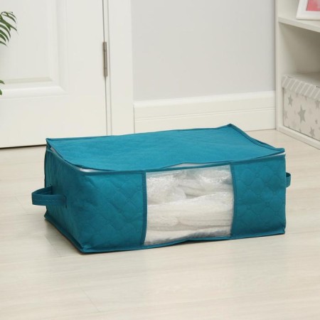 Cofr for storing things "blue -eyed", 49 × 36 × 21 cm, blue color